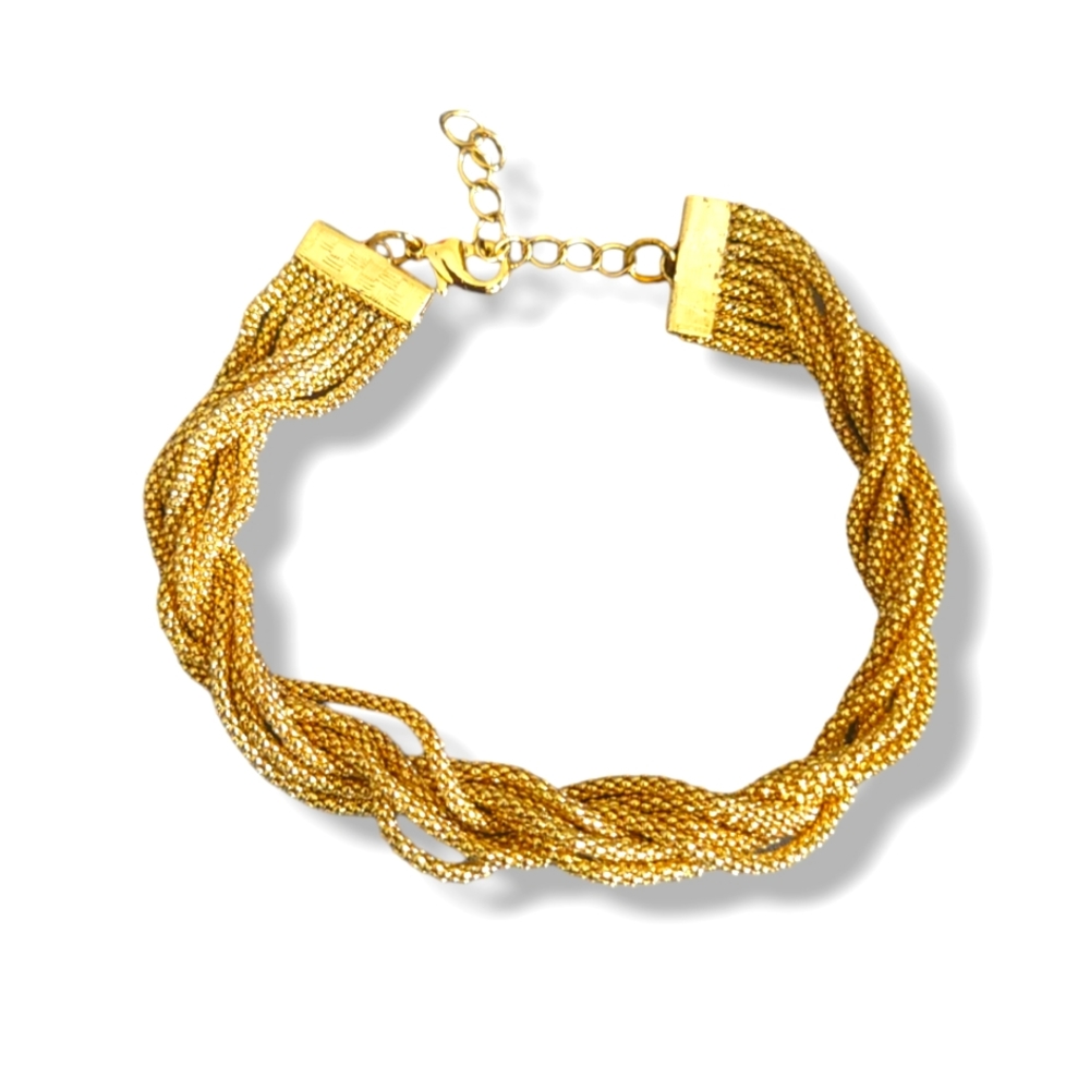 Stauer | NWOT 14K Gold Finshed 8-Strand "Asombro" Bracelet (OS)